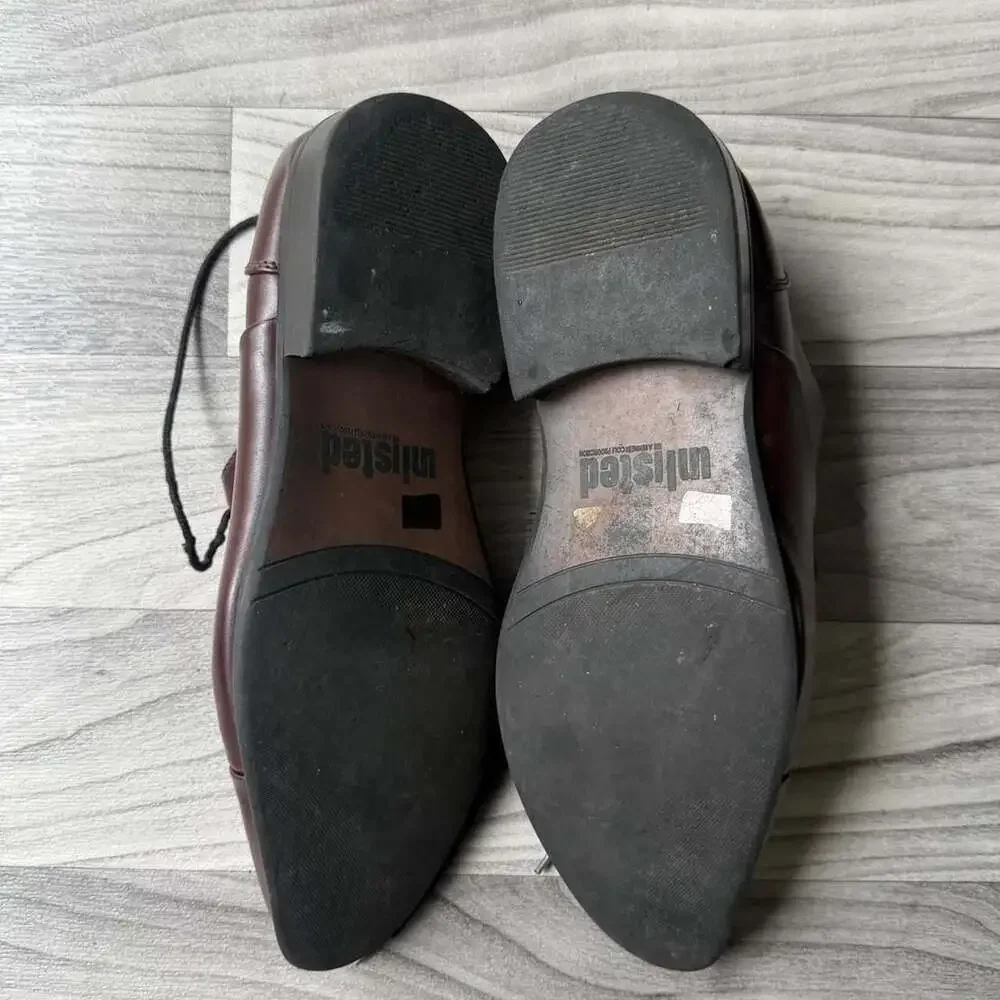 Unlisted Stun-Ner Burgundy Oxford Dress Shoes 9.5